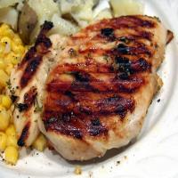 Lemon and Garlic Broiled or Grilled Chicken Breasts image