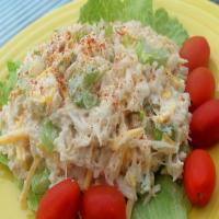 Simple Healthier Seafood Salad image