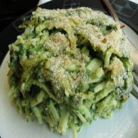 Spinach Noodle Pudding image
