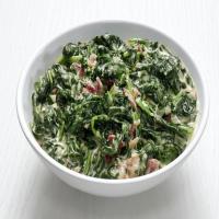 Creamed Spinach with Bacon image