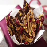 Chocolate-Peanut Butter Swirled Bark image