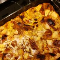 Eggnog and Apple Bread Pudding image