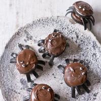 Chocolate spider cookies image