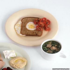 Egg-In-The-Hole Toasts With Cherry Tomato Salsa_image