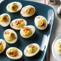Pressure-Cooker Light Deviled Eggs image