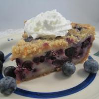 Blueberry Custard Pie_image