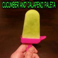 Cucumber-Chili Paletas (Popsicles) image