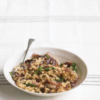 Eggplant Salad with Israeli Couscous and Basil image