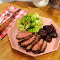 Cocoa-Rubbed New York Strip Steak for Two_image