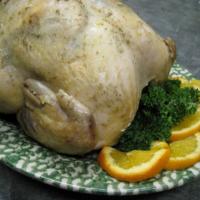 Herbed Roast Chicken for Crock Pot (With Bonus Stock) image
