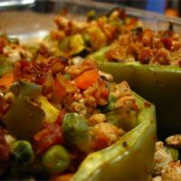 Stuffed Peppers with Turkey and Vegetables image
