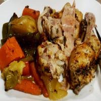 Whole Rubbed Chicken In A Crock Pot_image