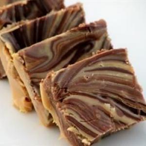 Chocolate Peanut Butter Swirl Fudge_image