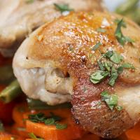 One-pan Honey Lemon Chicken & Veggies Recipe by Tasty image