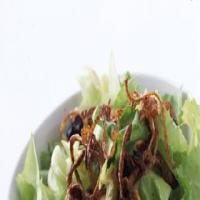 Escarole Salad with Fried Shallots and Prunes image