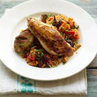 Roast chicken with couscous_image