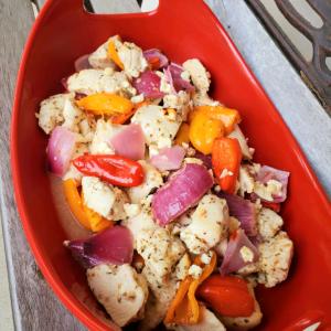 Sheet Pan Chicken Breast with Feta and Vegetables_image