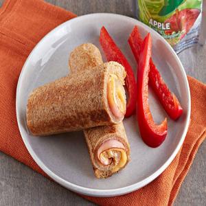 Grilled Cheese and Ham Roll-Ups image