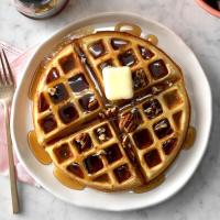 Buttermilk Pecan Waffles image