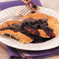 Blueberry Oatmeal Pancakes image