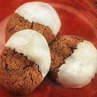 Dipped Gingersnap Cookies_image