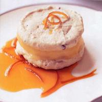 Hazelnut and Almond Macaroons with Orange Semifreddo image