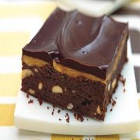 Peanut Butter and Fudge Brownies with Salted Peanuts image