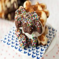 Waffle Ice Cream Sundaes image