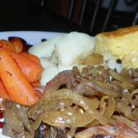 Slow Cooker Beef With Caramelized Onions image
