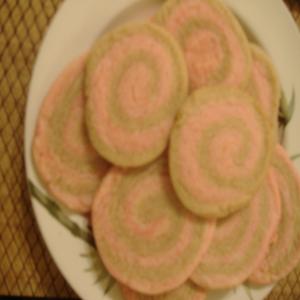 White Chocolate and Dark Pinwheel Cookies image
