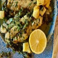 Cod With Brown Butter Lemon Sauce_image