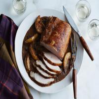 Roast Pork Loin with Pears and Cranberries_image