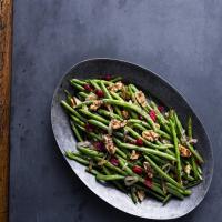 Roasted Green Beans With Walnuts, Lemon and Cranberries image