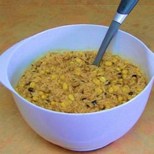 Quick Coconut Curry with Rice, Corn, and Beans_image