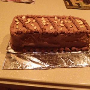 Chocolate Almond Mousse Cake image