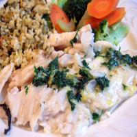 Grilled Fish With Lemon Parsley Butter image