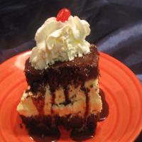 Hot Fudge Ice Cream Sundae Cake image