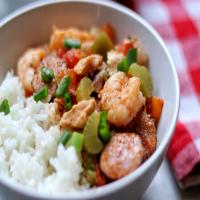 Instant Pot® Jambalaya with Shrimp and Chicken image