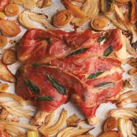 Prosciutto-Wrapped Chicken with Fennel image