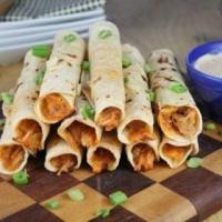 Cheesy Pulled Pork Taquitos_image
