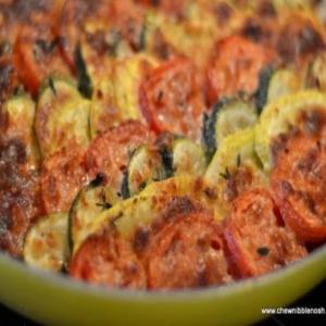 Zucchini and Summer Squash Gratin with Parmesan and Fresh Thyme_image