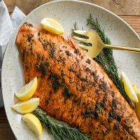 Salmon With Lemon-Herb Marinade_image