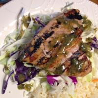 Grilled Tuna Steaks with Dill Sauce_image