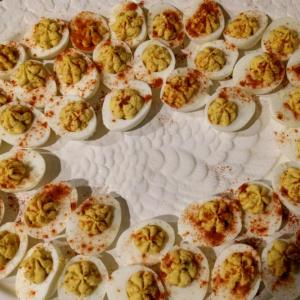 Curried Deviled Eggs image