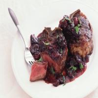 Lamb Chops with Dried Cherries and Port image