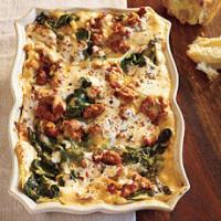 Spinach & Sausage Cannelloni Lasagna Recipe - (4.4/5) image