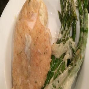 Quick Chicken with Asparagus and Provolone Recipe_image