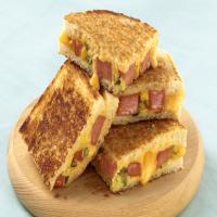 Grilled Hot Dog-Cheese Sandwich image