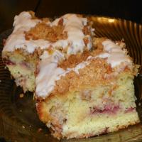 Rhubarb Berry Coffee Cake image