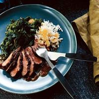 Broiled Duck Breasts with Orange Chipotle Sauce_image